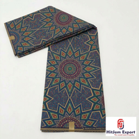 Tissu en coton Ankara de haute qualité, imprimé africain, pour projets de couture tendance, fournisseur textile en gros OEM ODM Hitjem