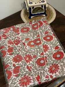 Bata de baño tipo kimono con estampado floral para mujer, manga larga, cuello en V, largo hasta la rodilla, cierre con cordón, bata de algodón de longitud completa - Product Image 2