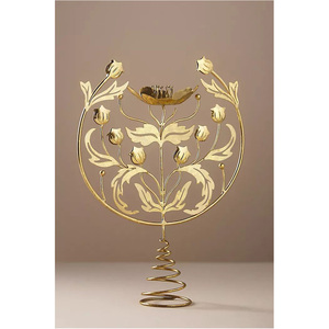 Boules de Noël en métal finition rétro antique - Couleur et taille personnalisées, écologiques, durables, décorations rustiques pour les fêtes - Product Image 6