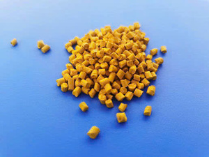 Golden <b>Masterbatch</b> UV Stabilizer Yellow <b>Plastic</b> Resin EVOPLAS VIETNAM Food Grade Pellets - Product Image 5