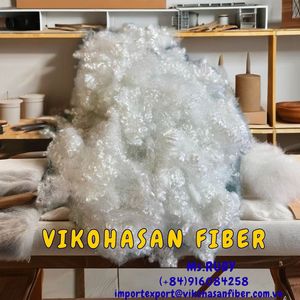 Fibres 4D HCS 100% polyester recyclé, fibres creuses conjuguées siliconées, fabricant VIKOHASAN Vietnam et fibres synthétiques - Product Image 6