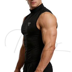 Camiseta sin Mangas Casual para Hombre, Transpirable, de Alta Calidad y Bajo Precio, para Verano, Poliéster/Algodón - Product Image 3