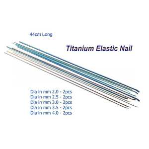 ชุดตะปูยึดกระดูกไทเทเนียมแบบยืดหยุ่น 10 ชิ้น สำหรับสัตวแพทย์ เครื่องมือผ่าตัดกระดูก ชุดตะปูยึดในโพรงกระดูก คุณภาพเยอรมัน - Product Image 5