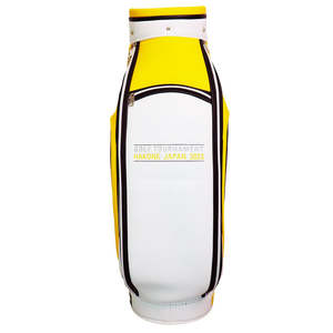 Bolsa de Golf Impermeable Bagnex, Mate, de PU, Ligera, con Logotipo Bordado Premium, Amarilla, con 3 Divisiones - Product Image 2
