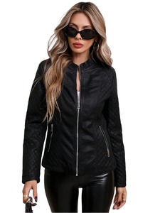 Fashion Women Genuine <b>Leather</b> <b>Jacket</b> with Soft Inner Lining <b>Long</b> Lasting Quality and Custom Branding Available - Product Image 1