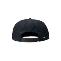 Casquette de golf imperméable à séchage rapide avec logo personnalisé sur le côté, visière plate, respirante, trous découpés au laser, fermeture snapback pour hommes, sports de plein air