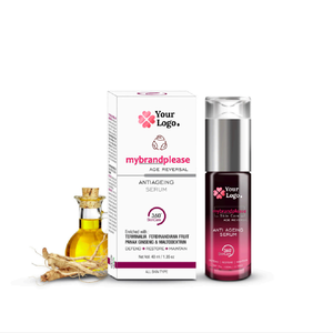 Sérum visage anti-âge à l'aloe vera, au ginseng, au gingembre et à l'extrait de prune de Kakadu, sérum raffermissant pour le soin de la peau, en vrac, OEM ODM - Product Image 1