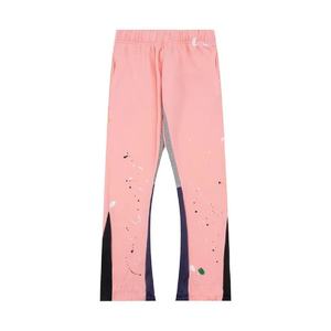 Pantalones Deportivos para Hombre, Color Azul Oscuro, Estilo Desgastado, Cintura Elástica, Diseño con Paneles, Estilo Casual Urbano, Mezcla de Algodón y Spandex, para Otoño - Product Image 5