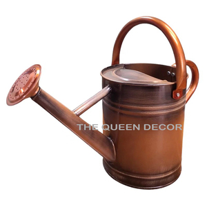 Portable Feature Antiqued Gold Iron Metal Durable Watering Cans With Handle Use Flower <b>Garden</b> Home Outdoor Customizable - Product Image 4