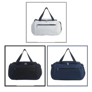 Sac de voyage unisexe personnalisé en toile rose avec logo, idéal pour le sport, la gym, les week-ends, pour femmes et hommes, vente en gros - Product Image 5