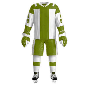Uniforme de hockey sur glace personnalisé OEM, vêtements de sport d'équipe 100 % respirants, anti-transpiration, sublimés, avec chaussettes assorties - Product Image 3
