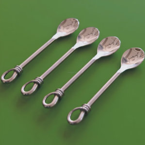 Ensemble de 4 cuillères à nœud torsadé pour la cuisine à domicile - Product Image 4