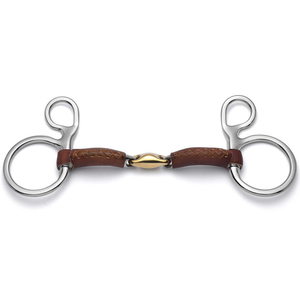 Bocados de cuero para caballo con mordazas suaves y pulidas para equitación y artículos ecuestres - Product Image 1
