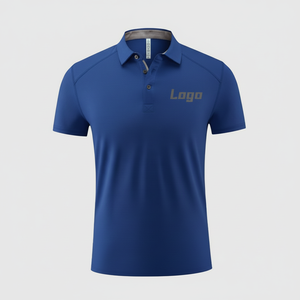 เสื้อโปโลผ้าฝ้ายระบายอากาศได้ดี เสื้อกอล์ฟ เสื้อยืดสตรีทแวร์ แขนสั้น สำหรับเด็กผู้ชาย - Product Image 1