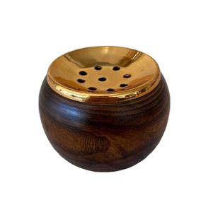 Bougie artisanale de luxe en bois d'agar naturel, écologique, durable, avec impression en relief, pour Noël, religieuse, en gros - Product Image 1