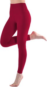 Leggings de Moda para Mujer, Mezcla de Algodón, Transpirables, Cintura Alta, Largos, Elásticos, para Yoga, Ejercicio, Fitness, Exportador OEM ODM - Product Image 2