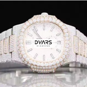 Pass Diamond Tester Full Iced Out Moissanite Mechanical Men's <b>Watch</b> Self-Winding Sapphire Mirror Waterproof Design <b>Watch</b> <b>Case</b> - Product Image 1