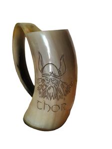 ASPECTS personnalisé fabriqué à la main naturel viking sculpture corne à boire bière et tasse à café pour la maison hôtel restaurants de - Product Image 4