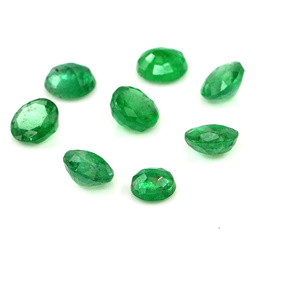 Esmeraldas naturales de Zambia calibradas, redondas de 4 mm, piedras preciosas facetadas sueltas para la fabricación de joyas, listas para usar. - Product Image 4