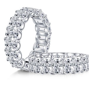 Igi ได้รับการรับรอง CVD HPHT VVS ห้องปฏิบัติการปลูกเพชร14K/18K แหวนหมั้นทองคำแท้สำหรับผู้หญิงเครื่องประดับสุดพิเศษที่ทันสมัย IGI - Product Image 1