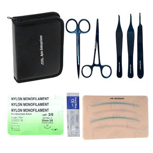 ชุดเย็บแผลสำหรับนักเรียนทางการแพทย์ชุดเครื่องมือเย็บแผลสเตนเลส - Product Image 1