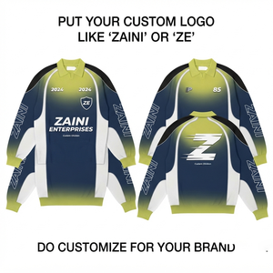 180 GSM Premium Polyester Long Sleeve Windbreaker <b>Jacket</b> Navy Lime <b>White</b> Panel Windproof <b>Waterproof</b> Breathable Winter - Product Image 1
