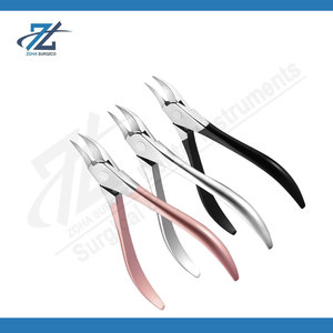 Coupe-cuticules pour ongles incarnés, en acier inoxydable noir de qualité professionnelle, fabriqué au Pakistan - Product Image 2
