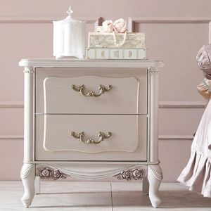 Guaranteed Luxury Pink Tufted Bedroom Set Upholstered Bed for Hotel Villa Cristalino Style - Product Image 3