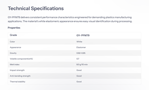 สารปรับปรุงคุณสมบัติทนแรงกระแทก GY-PFM79 (สำหรับ POM, ABS, GPPS, PPO, PS, PA, SBS, PC, TPU) - Product Image 4