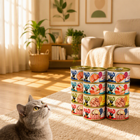 Nourriture humide pour chats en conserve MAIDOU, recette exclusive, 85g, saveur poulet de qualité supérieure, riche en protéines, sans colorants artificiels, pour la vente en gros