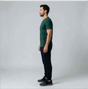 T-shirt pour homme personnalisé, sportif, à manches courtes, boutonné, col rond, anti-rides, séchage rapide, écologique, respirant - Product Image 6