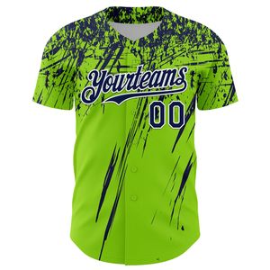 Maillot de baseball respirant à boutons, design personnalisé, manches courtes, antibactérien, toutes saisons - Product Image 4