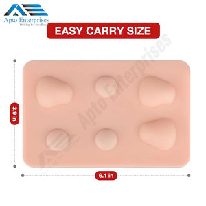 Almohadilla de Práctica para Incisión y Drenaje, Eliminación de Quistes Sebáceos, Sutura de Abscesos y Entrenamiento de Habilidades Quirúrgicas - Product Image 5