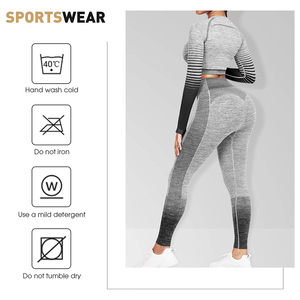 Vêtements de sport pour femmes, ensemble de sport sans couture, soutien-gorge et leggings, tenue de sport pour femmes, ensembles de vêtements de sport pour femmes - Product Image 5