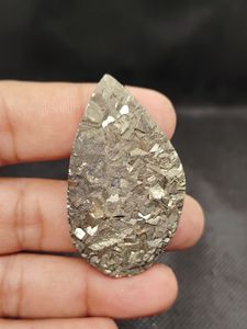 Piedra Preciosa de Cuarzo Verde Natural de Alta Calidad, Cabujón de Pirita Druzy para la Fabricación de Joyas, Piedras Preciosas Sueltas de 3 mm de Altura, Mayorista - Product Image 1