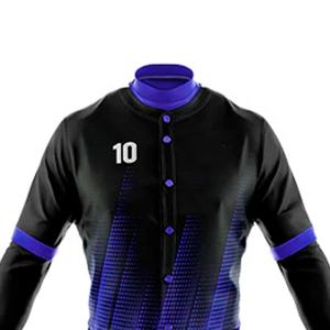 Uniforme de béisbol profesional superventas, conjuntos transpirables, ropa de equipo con contraste de Color, cuello redondo, manga corta, secado rápido, cómodo - Product Image 5