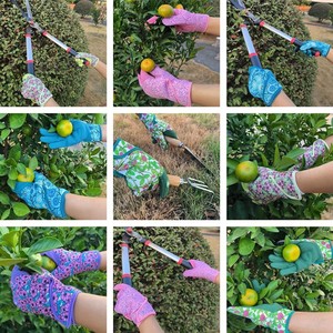 Gants de jardinage pour femmes, résistants aux épingles et aux éclats, en cuir, compatibles écran tactile, les meilleurs cadeaux - Product Image 6