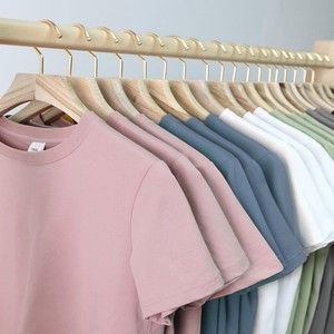 เสื้อยืด Fitspi ผ้าคอตตอนหวีอย่างดี 180GSM สำหรับฤดูร้อน แขนสั้น สีพื้น ระบายอากาศได้ดี เสื้อยืดพรีเมียมแบบเรียบ - Product Image 4