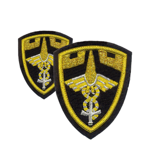 Badges de luxe faits à la main de haute qualité, brodés, écologiques, sans nickel, service OEM sur mesure, dernier design, vente en gros - Product Image 2