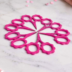 Premium Flower Embroidery Scissors Stainless Steel Fine Point Sewing <b>Thread</b> Cutting Needlework Craft <b>Tool</b> - Product Image 2