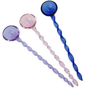 Cucharas de Vidrio Borosilicato Resistentes al Calor para Café, para Uso Diario y Fiestas, Venta al Por Mayor - Product Image 1