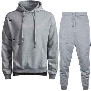 Men's Gym Fitted Tracksuit Pullover <b>Hoodies</b> with Zipper Pocket Wholesale Gym Wear for Winter Low Price - Product Image 2