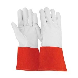 Guantes de Cuero Completos, Amarillos, para Trabajo al Aire Libre, Protección para Adultos, Unisex, para Todas las Estaciones, Cierre de Tirón - Product Image 3