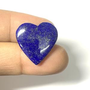 Lapis Lazuli bleu naturel de qualité AAA Cabochon en forme de cœur certifié IGI de haute qualité Quartz en vrac Pierre précieuse de cœur d'amour - Product Image 5