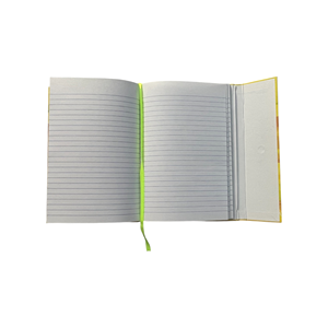 Taccuino con copertina rigida <span class=keywords><strong>a</strong></span> <span class=keywords><strong>righe</strong></span> giallo arancione con copertina rigida con Design personalizzato - Product Image 5