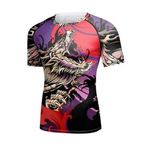 Custom Logo Streetwear <b>Box</b> Cut Tee T Shirt Heavyweight Cropped Top T Shirt Graphic Cotton Oversized Boxy Fit T-Shirt Men - Product Image 3