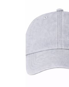 Casquette de baseball en coton gris clair, unie, réglable, unisexe, décontractée, respirante, confortable, avec logo, qualité supérieure - Product Image 4