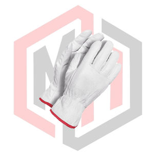 Guantes de Cuero Granulado Tipo Driver, Suaves, Antideslizantes, Resistentes a Desgarros, Transpirables, Sin Silicona, Anticorte, Antiestáticos - Product Image 4