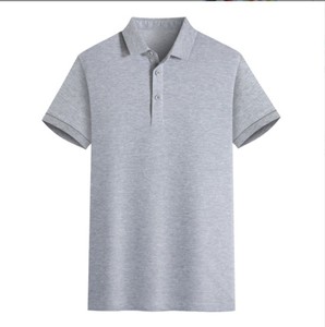Polo de Manga Corta para Hombre, Color Sólido, Tejido, Casual, Verde, Corte Regular, Diseño con Botones - Product Image 6