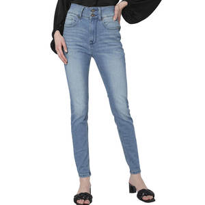 Jean slim taille haute personnalisé respirant et confortable à séchage rapide pour femme – Collection Hiver 2025 – Meilleures ventes - Product Image 1